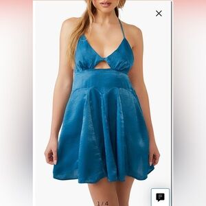 NWT Free People Good Catch Racerback Pajama Slipdress